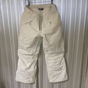 Northface white XL Freedom insulated ski pants